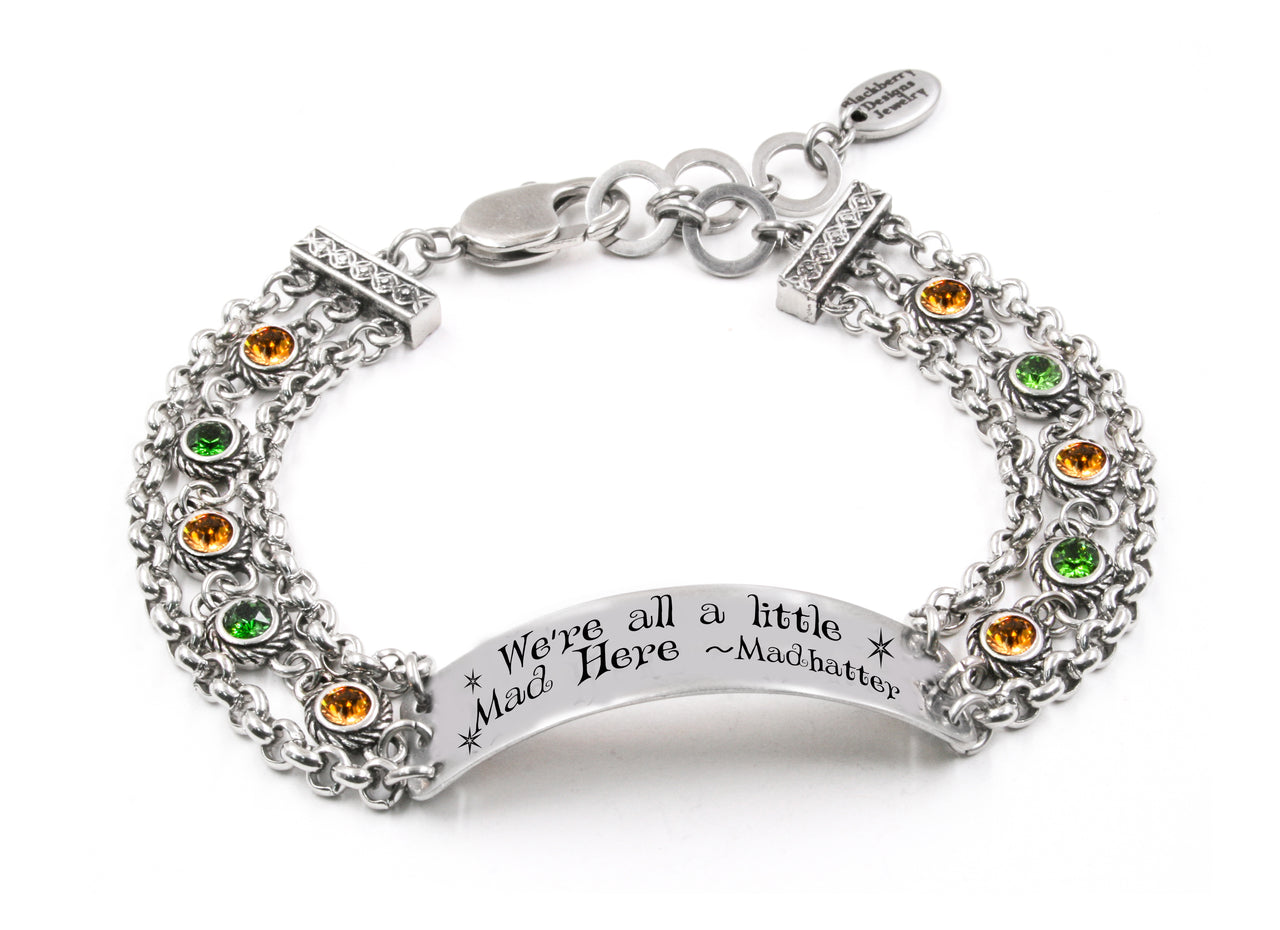 Mad hatter, Alice in Wonderland Bracelet
