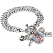 madonna charm bracelet religious jewelry