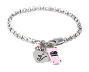 personalized pink cadillac jewelry
