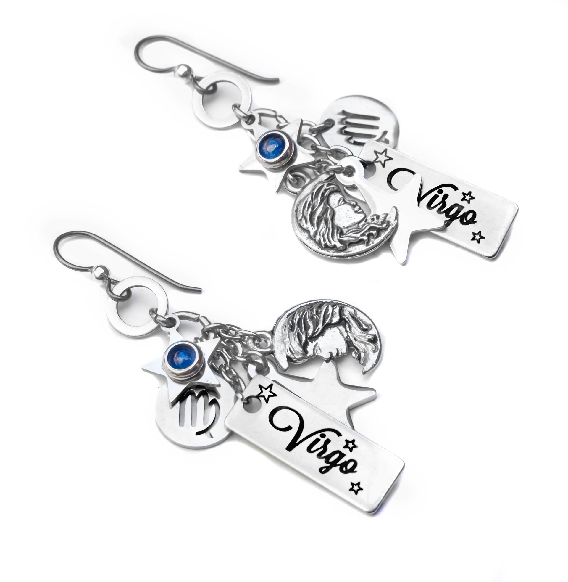 virgo horoscope earrings