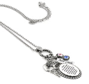 aunt necklace with niece and nephew birthstones