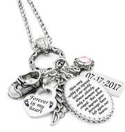photo of child loss charm necklace