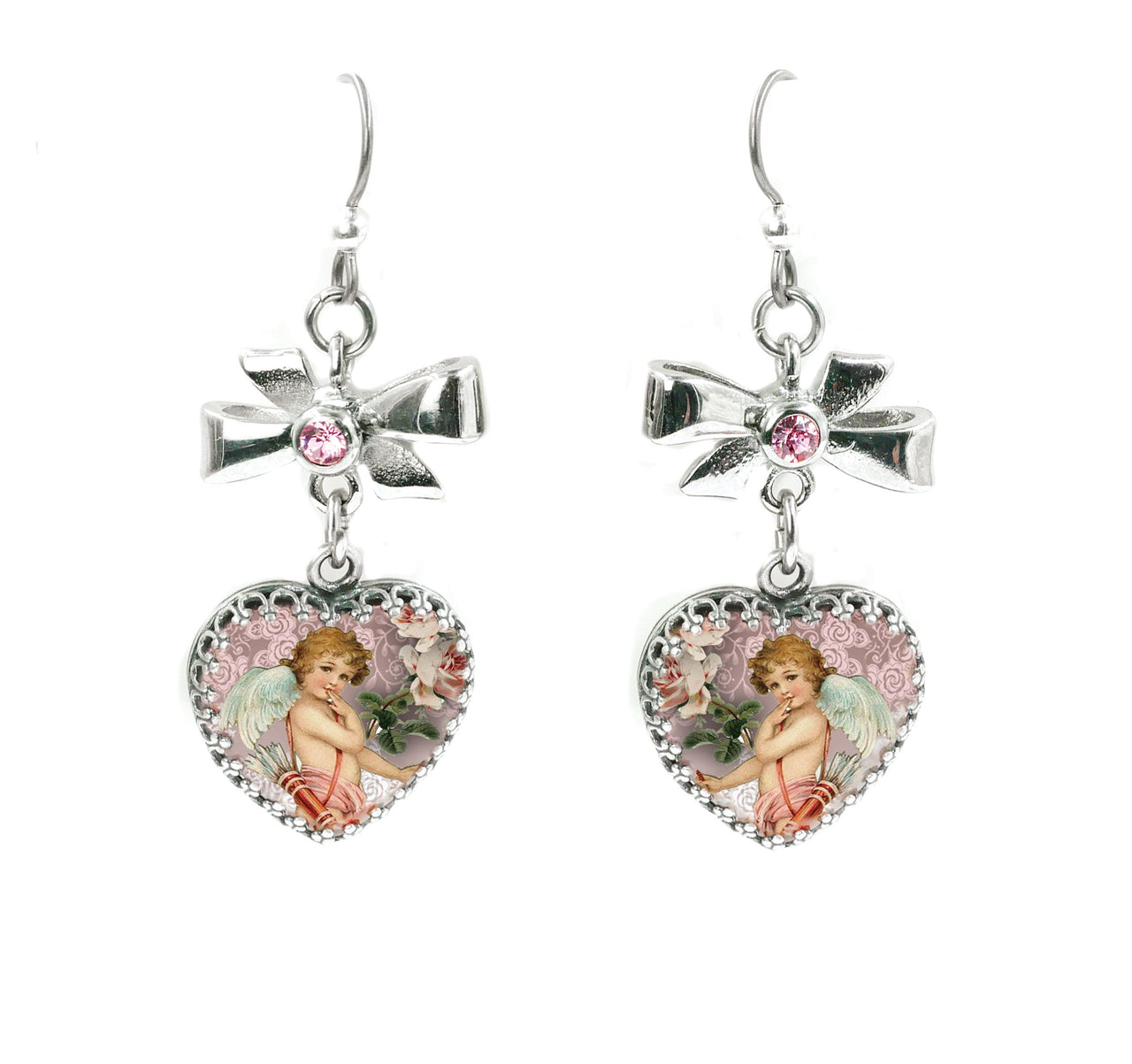cupid earrings for valentines day