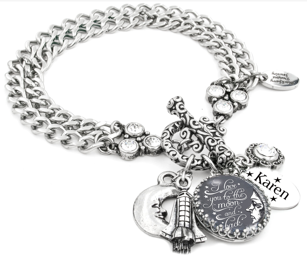 photo of the I Love You to the Moon and Back Bracelet
