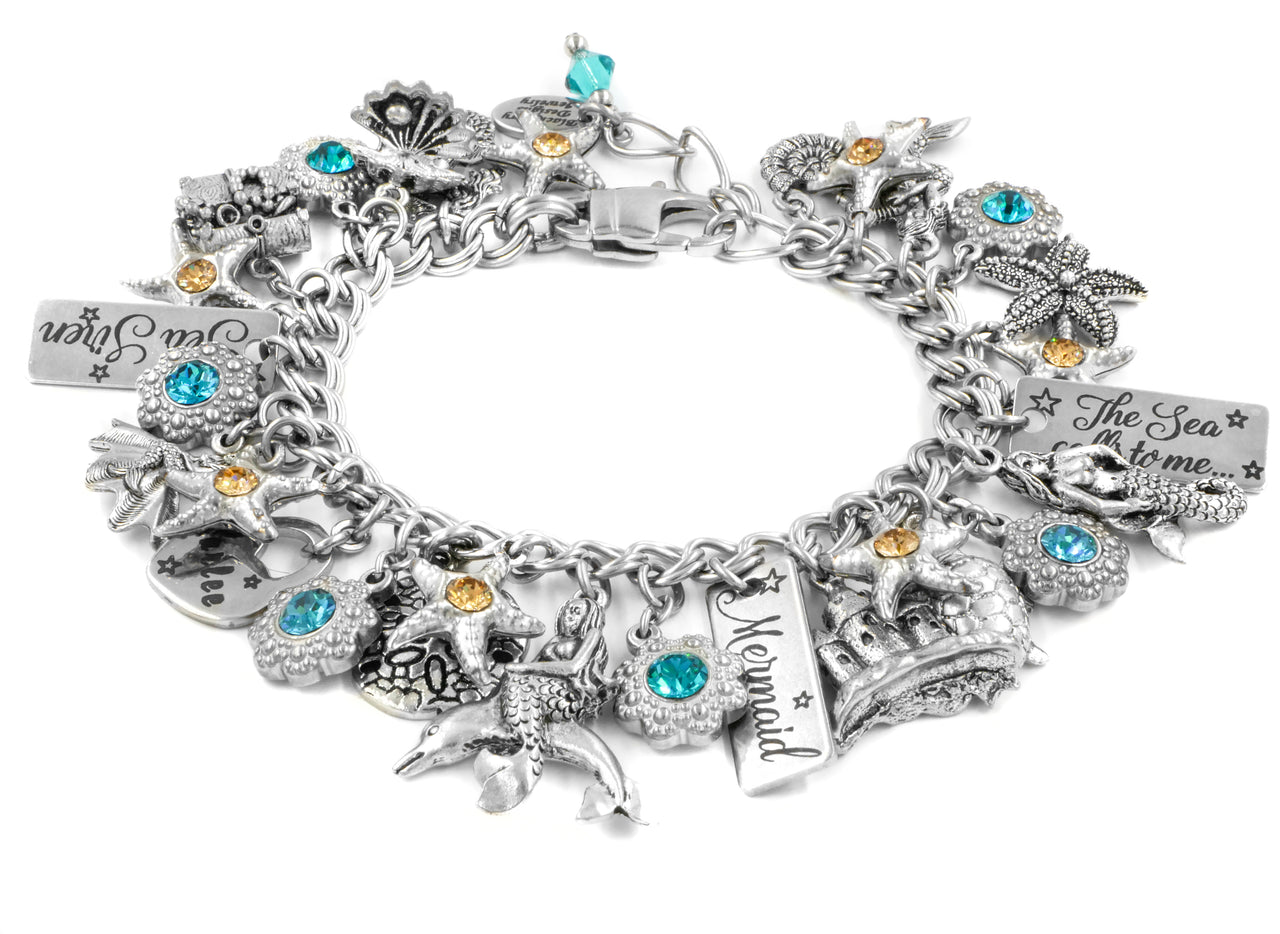 mermaid charm bracelet